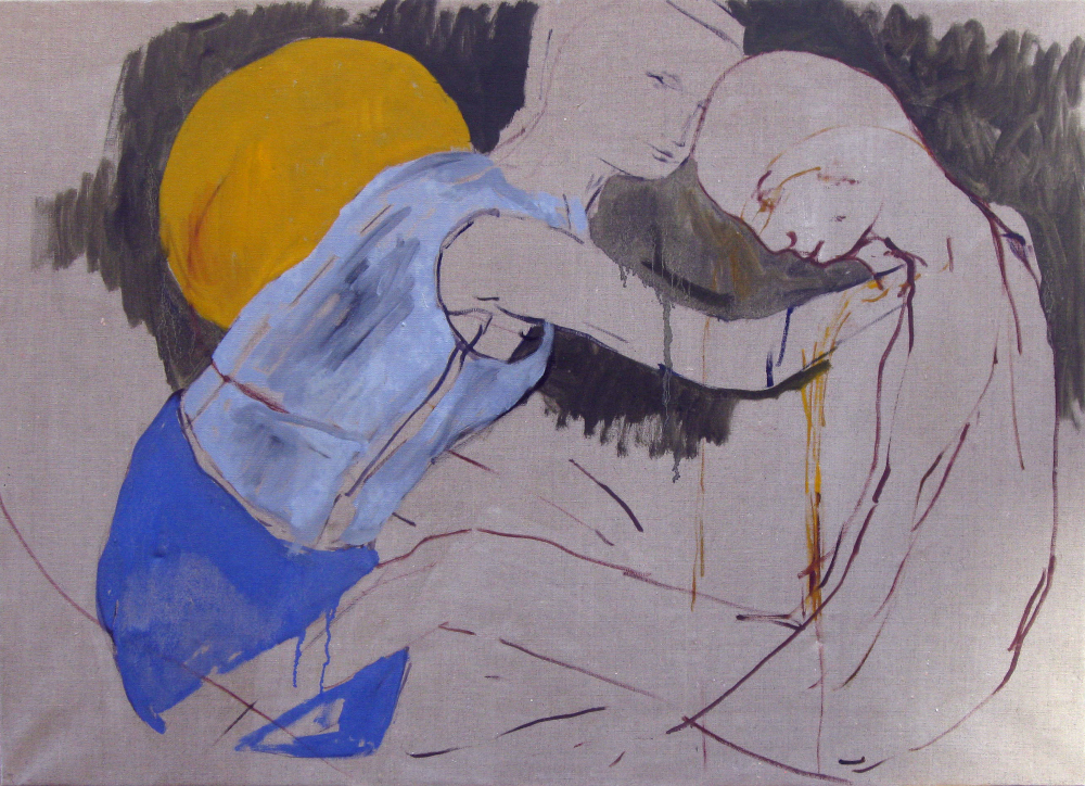 525_svagmand-mellem Kunst, art, oliemaleri, oil on canvas