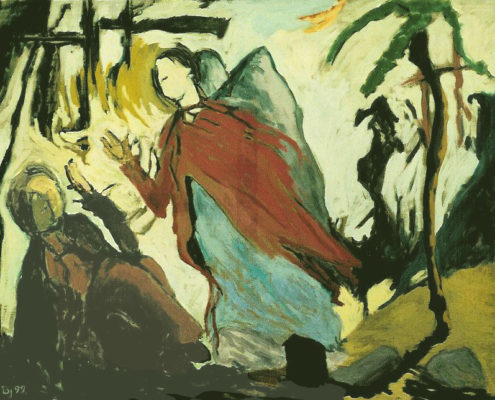 Bebudelse, 1999, 120x150 cm